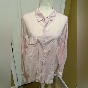 Vintage Red cotton button down size XL